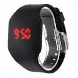 LED Colorful Digital Touch Screen Date Time Silicone Sport Wrist Watch-Unisex on 50% Discount