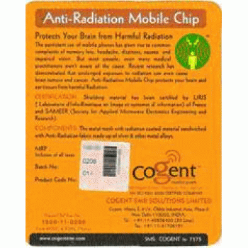 Cogent Anti Radiation Mobile Chip With Cell-Mobile Antenna Booster-Free Worth Rs.599.00