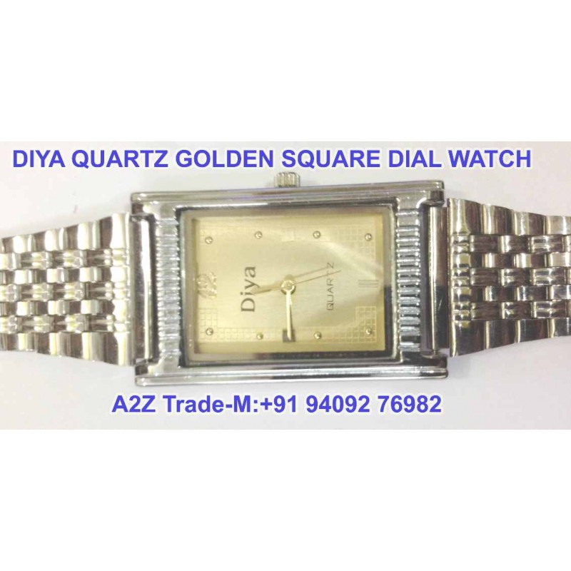 Diya White Or Ivory Dial Golden Straps Watch For Trendy Look On 50 %  Discount,