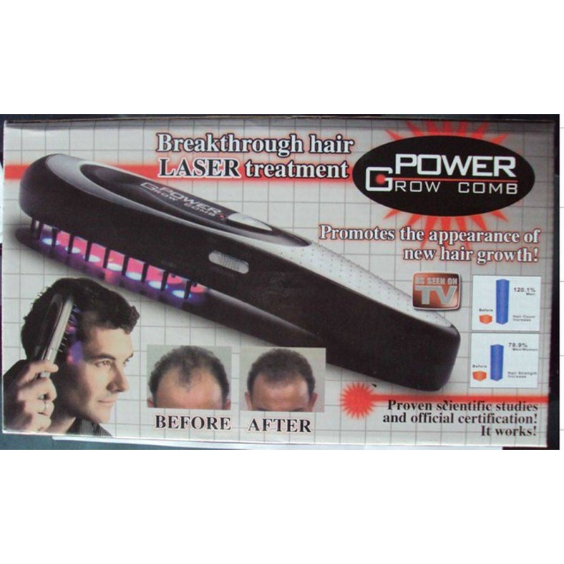 Laser Hair Regrowth Vibrator Scalp Massager Comb  Buy at Dermal Shop