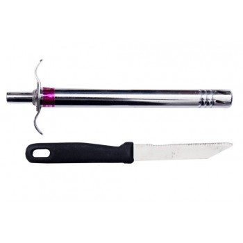 EXCEL Stainless Gas Lighter & Knife+Apex 3 in 1 Grater,Peeler,Slicer @ 349 FOR Modern Kitchen Queen