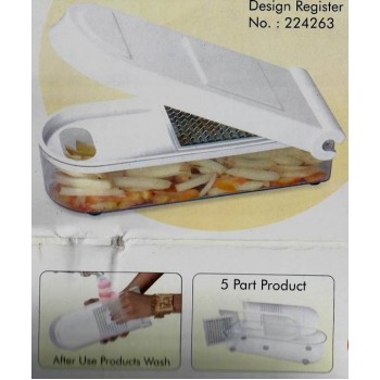 CHIPSER VEGETABLE & FRUIT CUTTER-Famous WITH FREE NOVA-BLADE PEELER ON 50% DISCOUNT